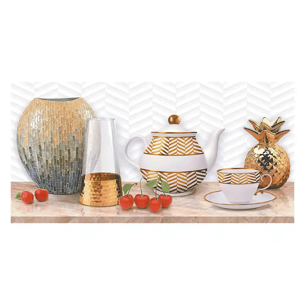 Corbeta Decorado Dinastía Multicolor 30 X 60 Cm