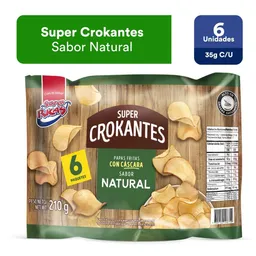 Super Ricas Snack de Papas Super Crokantes Sabor Natural