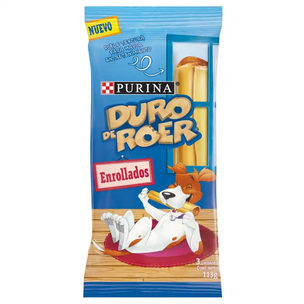 Purina Snack para Perro Duro de Roer Enrollados Sabor a Pollo