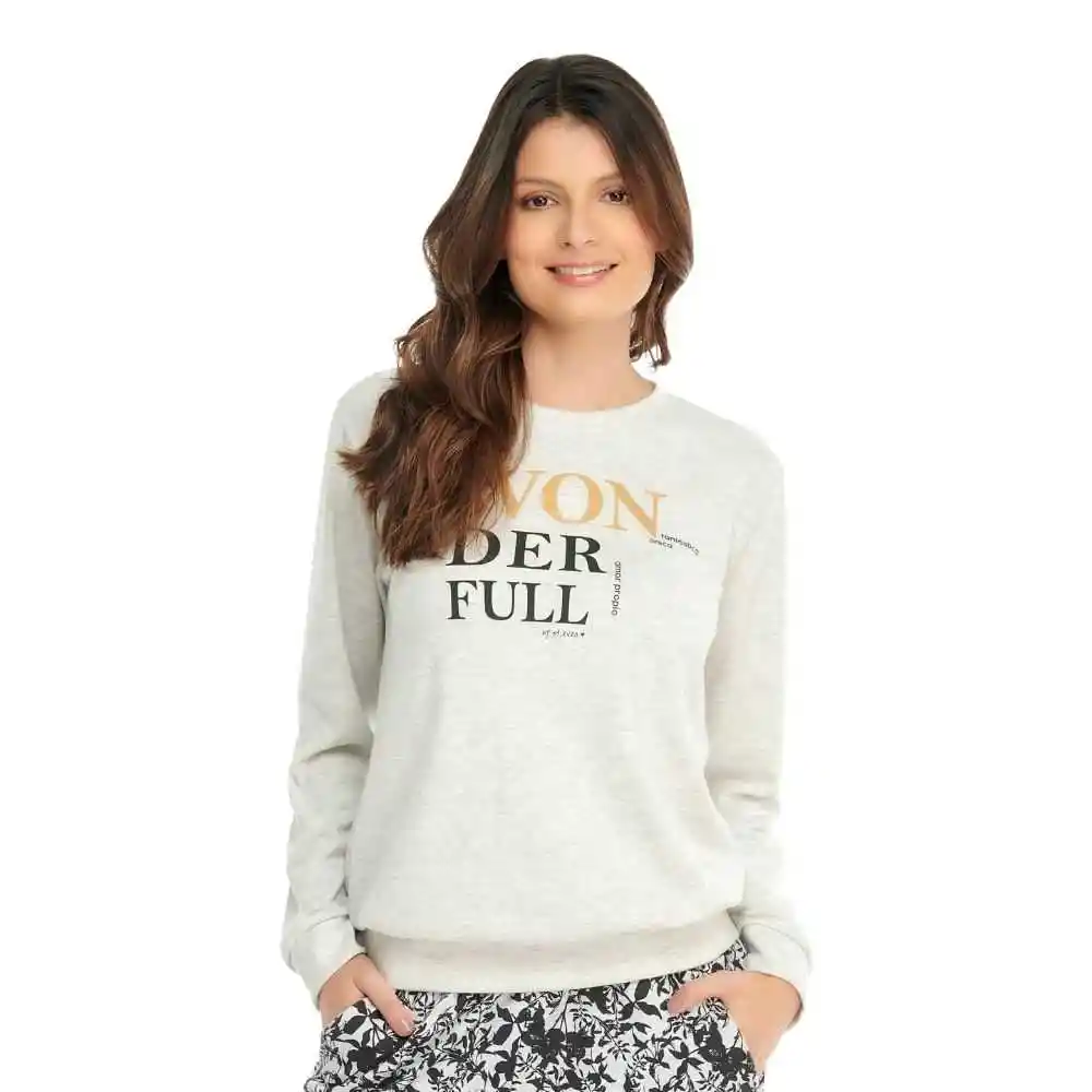 Pijama Buzo Mujer 18217 St Even Talla Xl