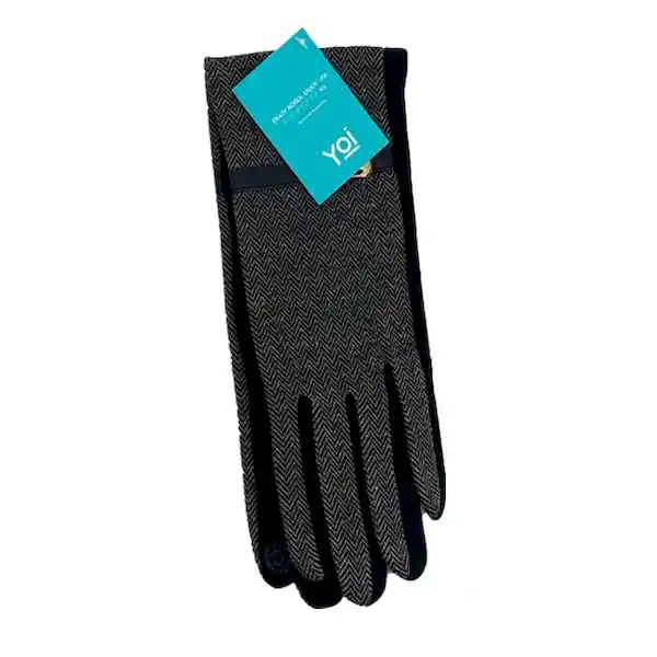 Yoi Guantes Moda Para Dama Negro