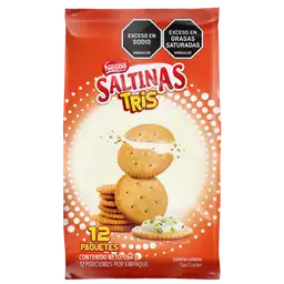 Galletas SALTINAS TRIS tipo cracker 12 Unds x 264g