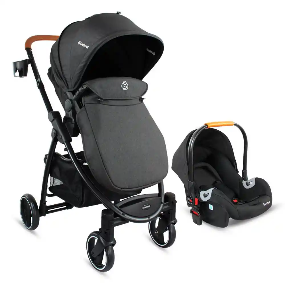 Bebesit Coche Travel System Alfa Black
