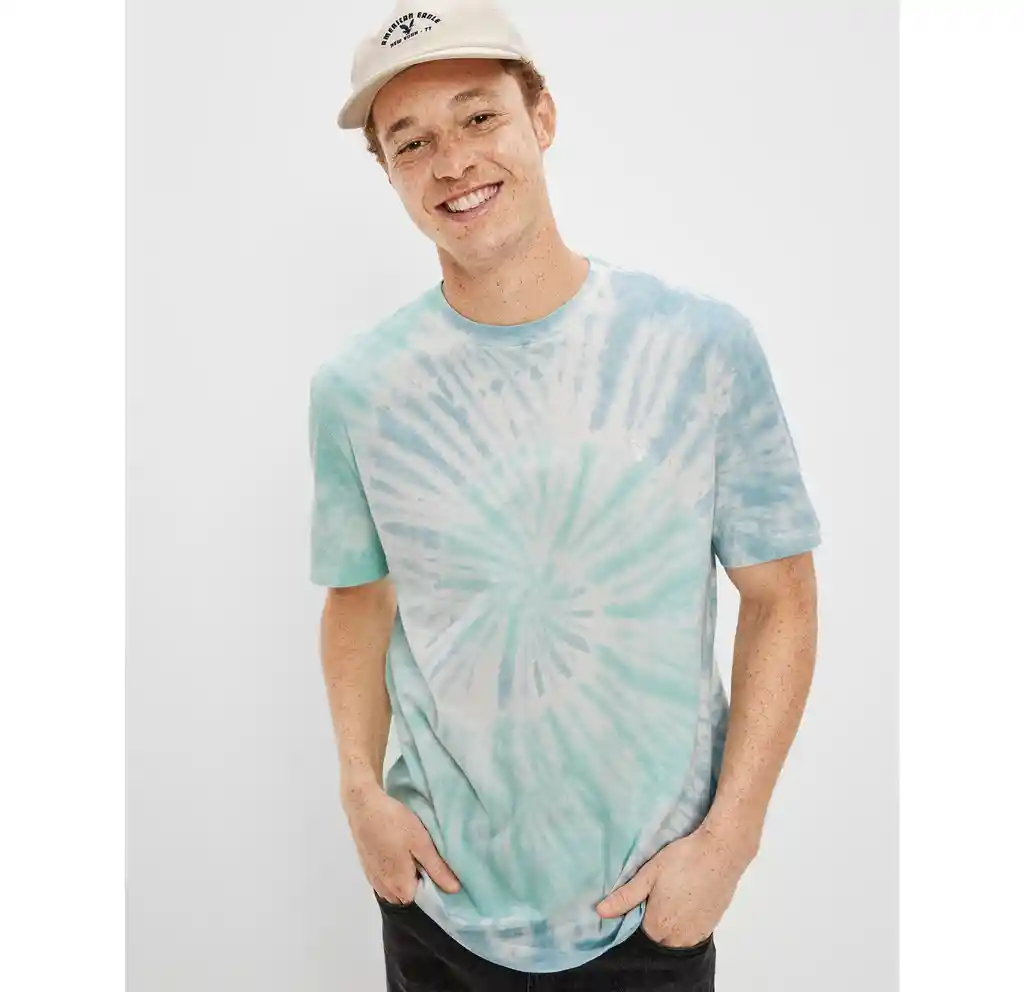 Camiseta Hombre Verde Talla SMALL 400387383657 American Eagle