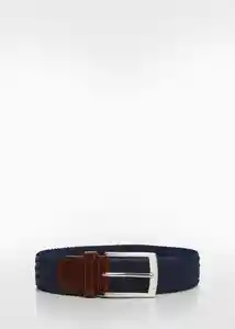 Cinturón Elástico Navy Talla 92 Hombre Mango