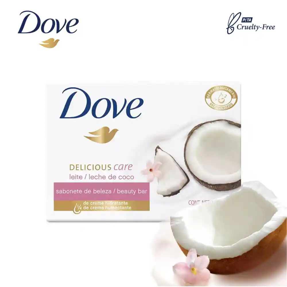 Dove Jabón Leche Coco