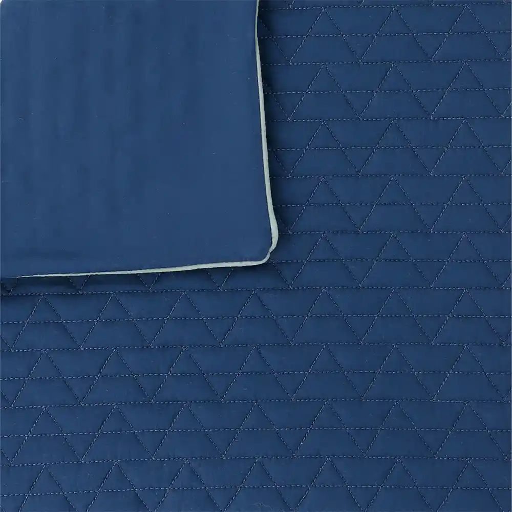 Funda de Cojín Quilt Azul 50 x 50 cm Diseño 0027
