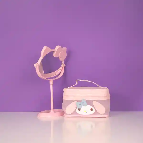Cosmetiquera Tipo Neceser my Melody Serie Sanrio Azul Miniso