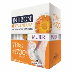 Intibon Jabón Intimo con Caléndula para Mujer Display