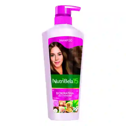 Shampoo Nutribela Biokeratina (400 Ml)