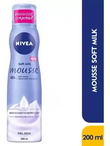 Nivea Mousse Corporal Milk Nutritiva