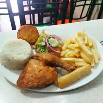 Bandeja Pollo Dorado