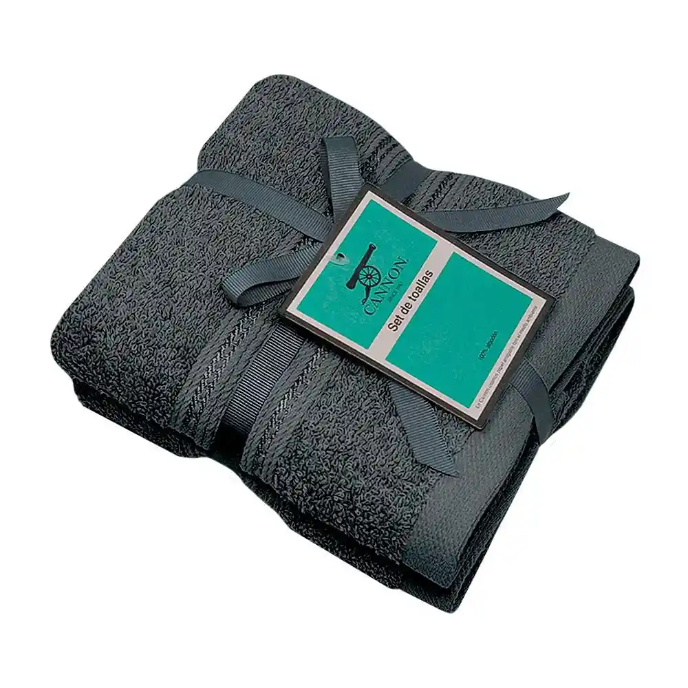 Setx2 Toallas 40x70 en 460gm² Cannon Setx24716frank