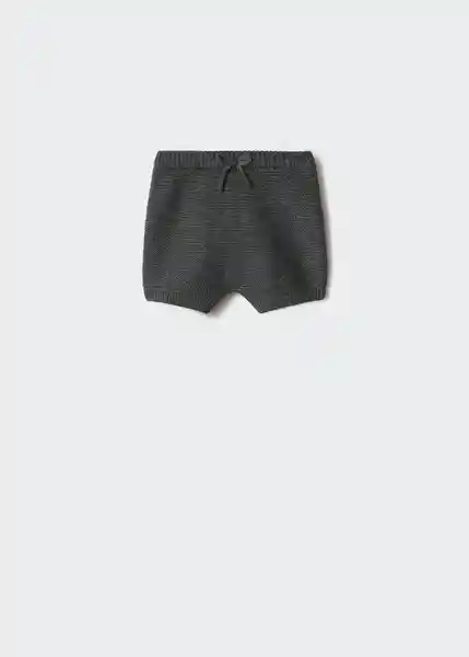 Short Adam Antracita Talla 61 Niños Mango