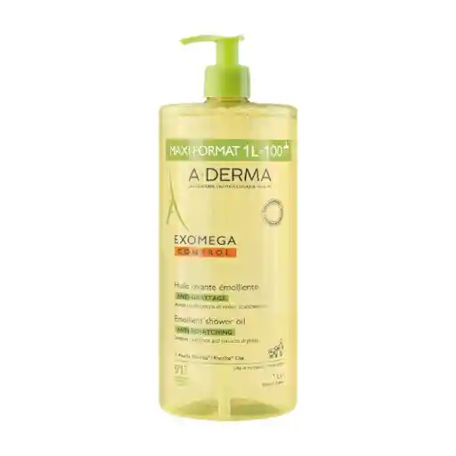Aceite Emoliente Exomega Control Baño Corporal Frasco