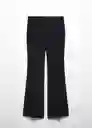 Pantalón Tortuga Mujer Negro Talla 52 Mango