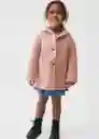 Abrigo Sandrab Rosa Talla 71 Niñas Mango