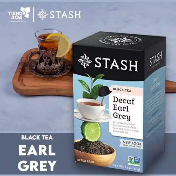 Stash Té Black Tea Decaf Earl Grey 33 G