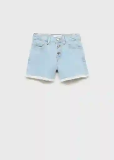 Short Patri Tejano Claro Talla 12 Niñas Mango