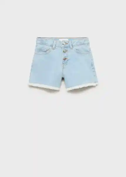 Short Patri Tejano Claro Talla 12 Niñas Mango