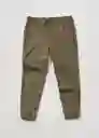 Pantalón Agave Khaki Talla 40 Hombre Mango