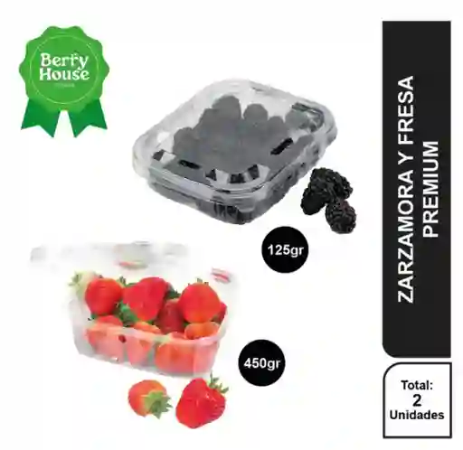 Combo Berry House Zarzamora + Fresa + Berry House Bolsa
