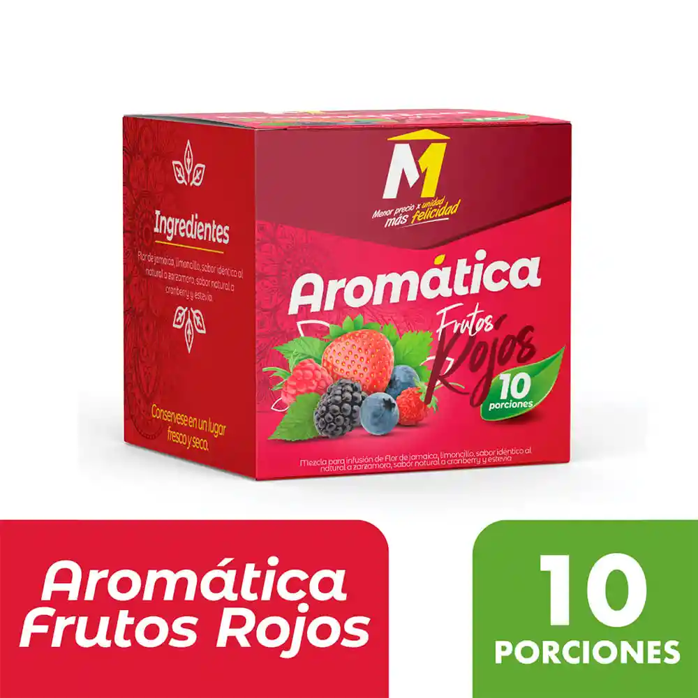 Aromática Frutos Rojos Endulzada con Stevia 