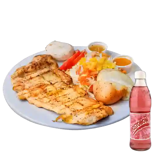 Filete de Pollo a la Parrilla +Manzana 10 Onz