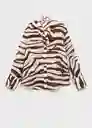 Camisa Koni Crudo Talla M Mujer Mango