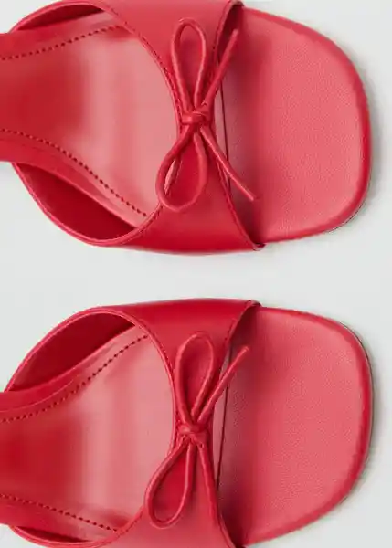 Sandalias Sarao Rojo Talla 39 Mujer Mango