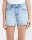 Short Femenino Azul Cristalino Claro 12 Chevignon