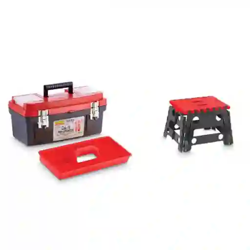Vanyplas Caja Herramientas 16 cm + Butaquito Plegable