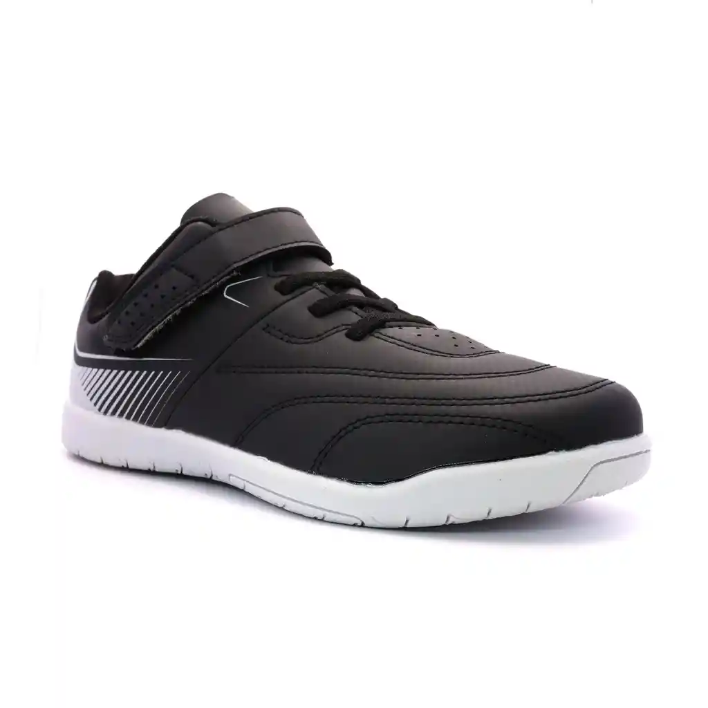 Zapatillas de Futsal Indoor Para Niños Kipsta 100 Júnior Negras