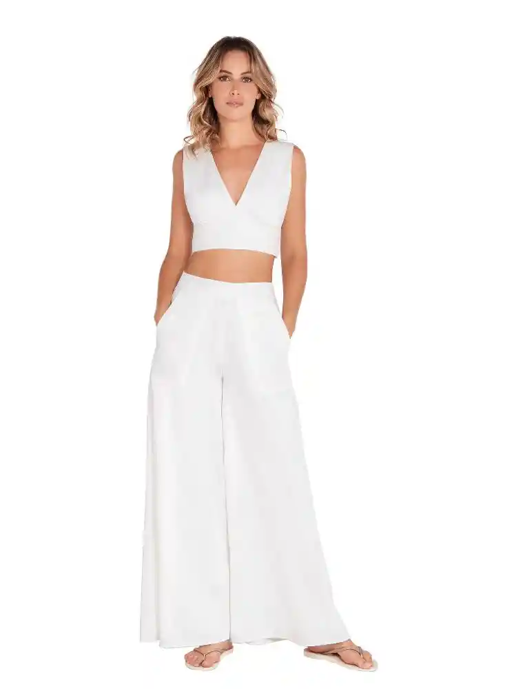 Pantalon S-blanco
