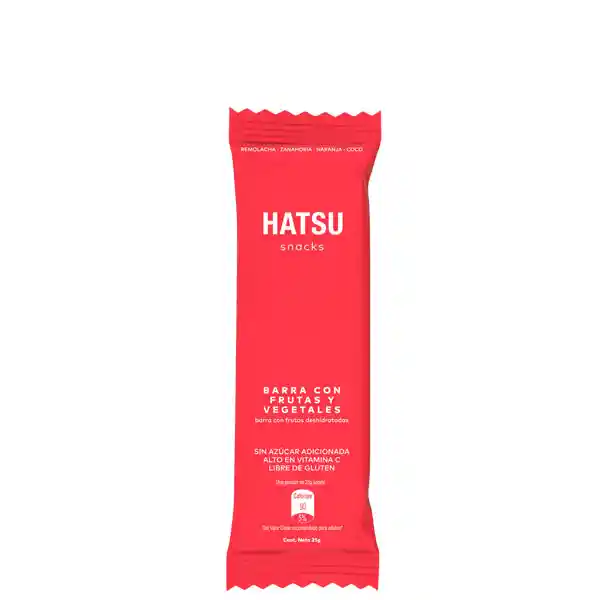 Hatsu Barra con Frutas y Vegetales