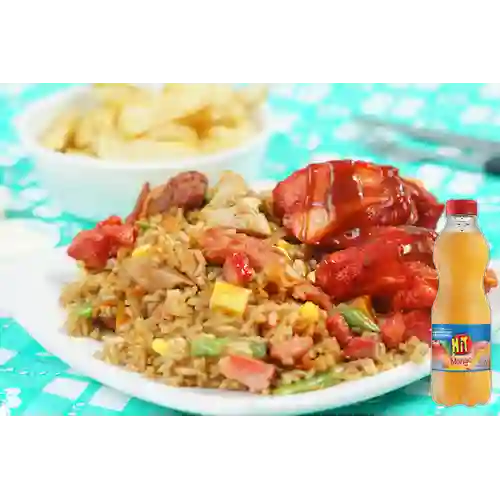 Combo arroz ranchero + hit mango 500 ml