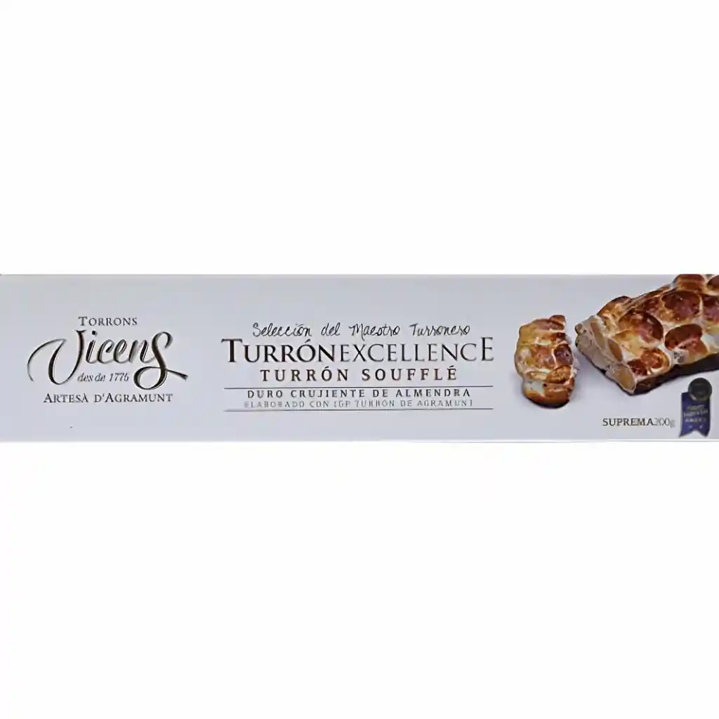 Vicens Turron Souffle Crujiente de Almendra
