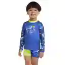 Camiseta Manga Larga Sunshine Dolphin Friends Bebe Masculino Azul-06