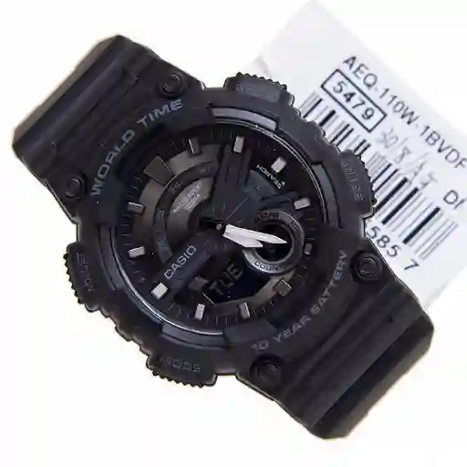 Reloj Casio Aeq110W-1Bvdf Hombre Negro