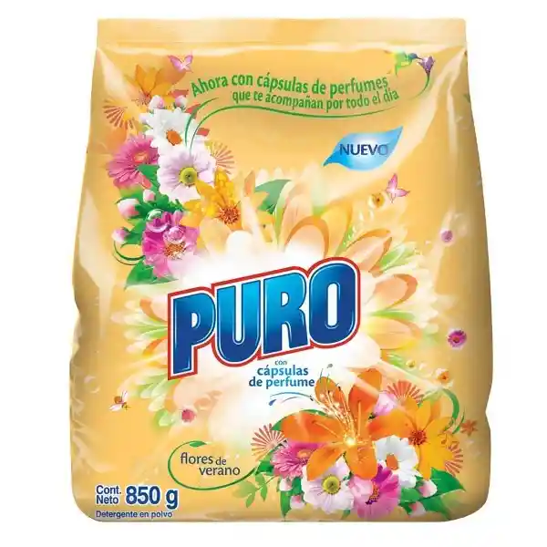 Puro Detergente Flores Verano Polvo