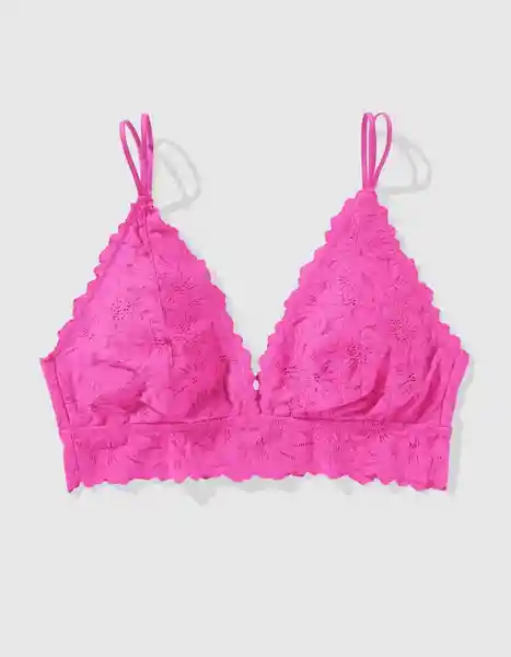 Bralette Aerie Rosa Talla MEDIUM 4114660 American Eagle