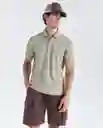 Polo Hombre Caqui Talla L 809G001_CAQ150513 Americanino