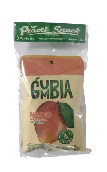 Gumbia Practi Snack Mango Piña Mango Biche Deshidratados