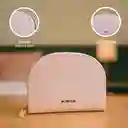Monedero Semicirculo Liso Rosa Miniso