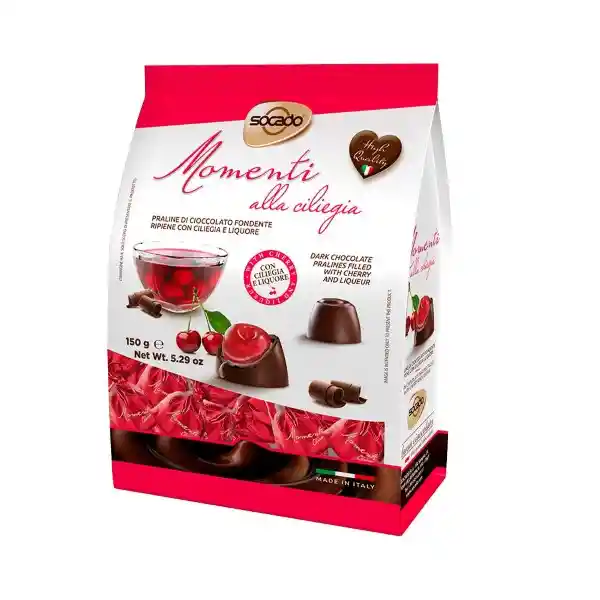 Socado Chocolate Relle Cereza y Licor