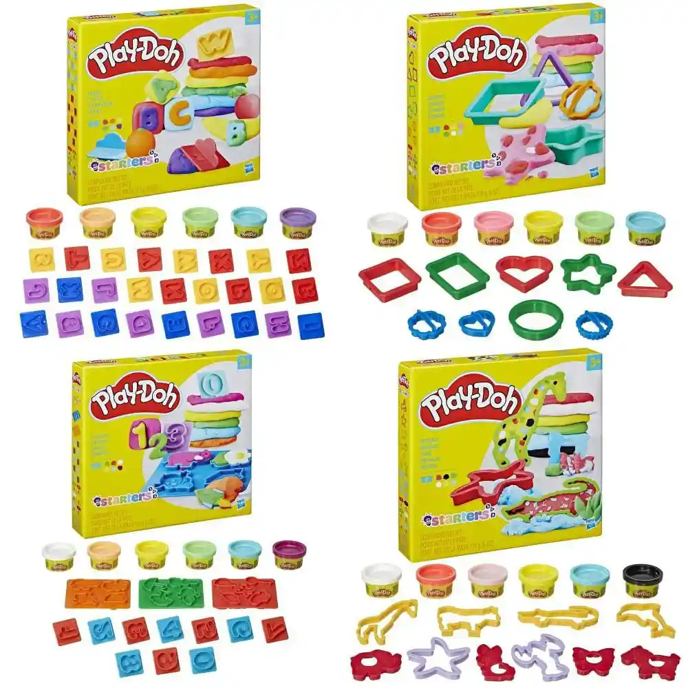 Plastilinas Starters Surtido Play Doh