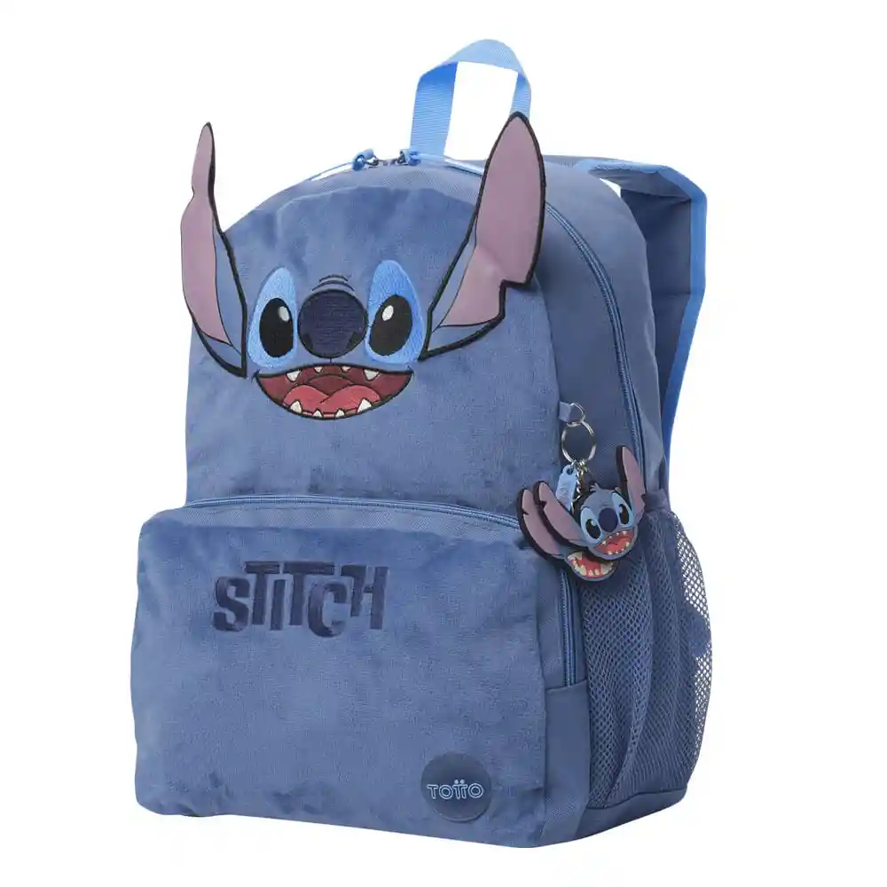 Morral Totto Kids Stitch M Azul