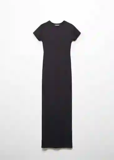 Vestido Victoria Negro Talla M Mujer Mango
