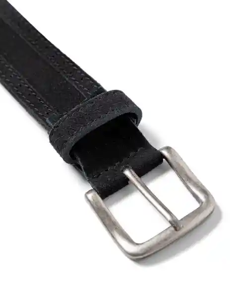 Correa Brogue Masculino Negro Sombrío Ultraoscuro T.34 Chevignon