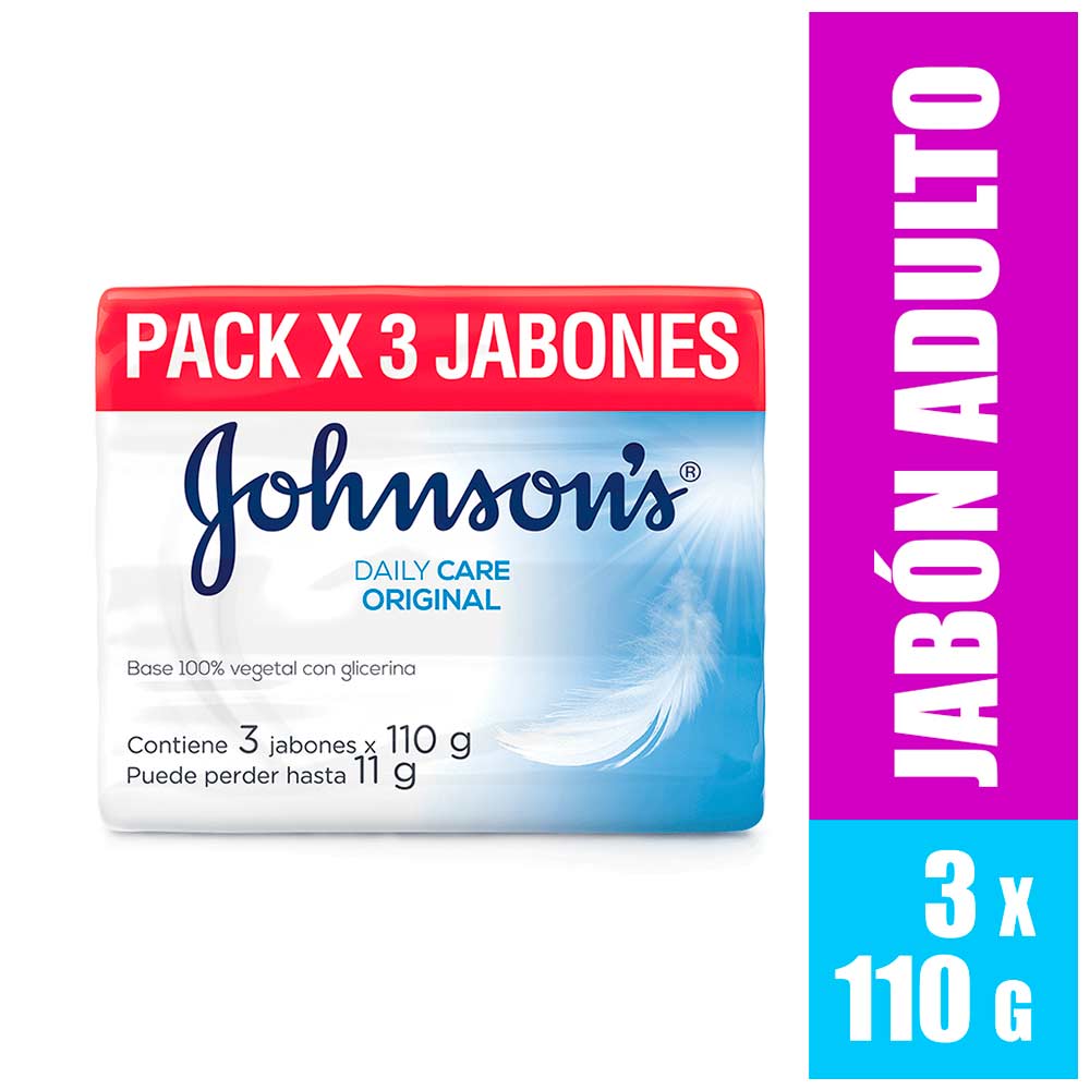 Jabon Johnsons Barra Original 3 und*110 gr